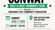 Flyer for Councilman Conway Crab Feast